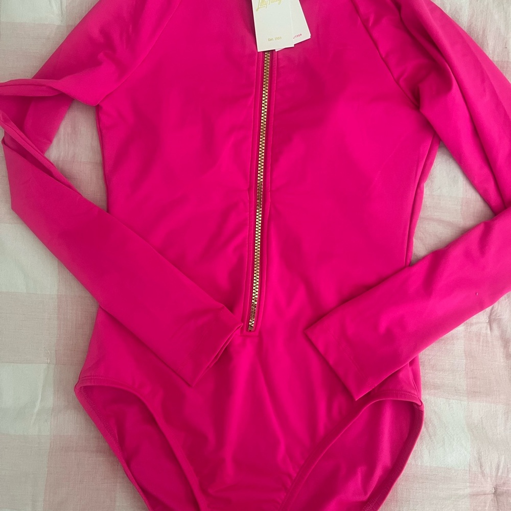 Pink One Piece Swimsuit